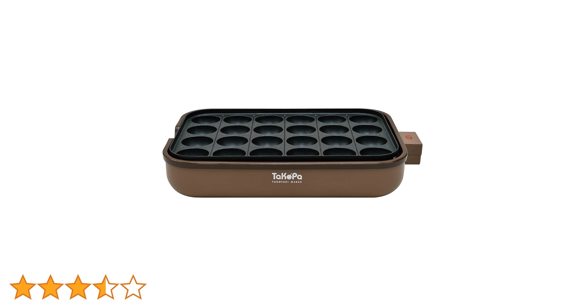 APIX たこ焼き器  24穴 平面プレート・レシピ付き ブラウン ATM-024-BR lok26k6 Amazon | アピックス(APIX INTL) APIX たこ焼き器 【TaKoPa】 24